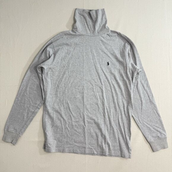 Vintage Polo Ralph Lauren Men Turtleneck Light Grey Size G (Large) - Picture 1 of 8